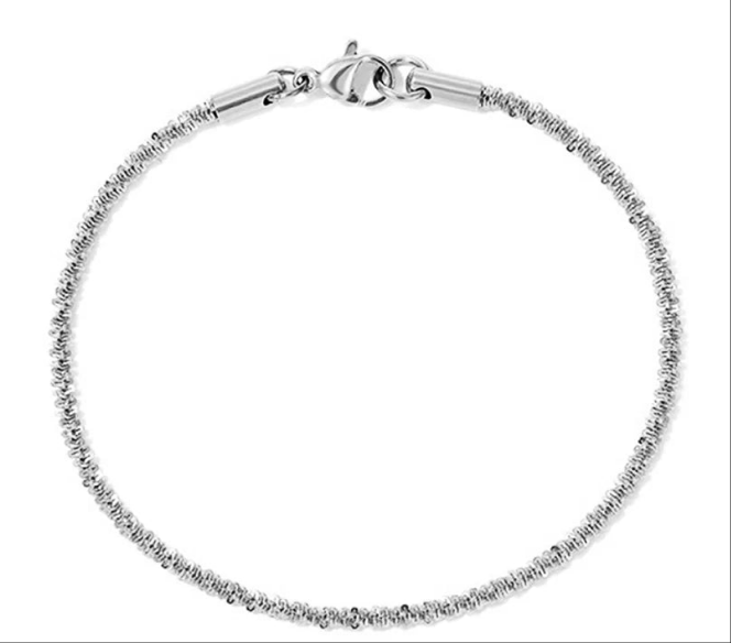 Twist chain Sparkling Rope Adjustable Bracelet