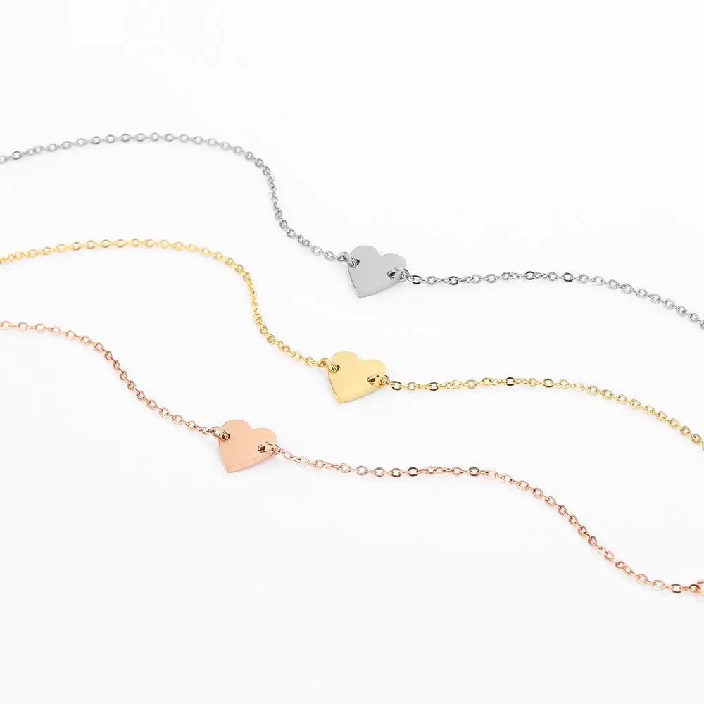 Heart charm bracelet