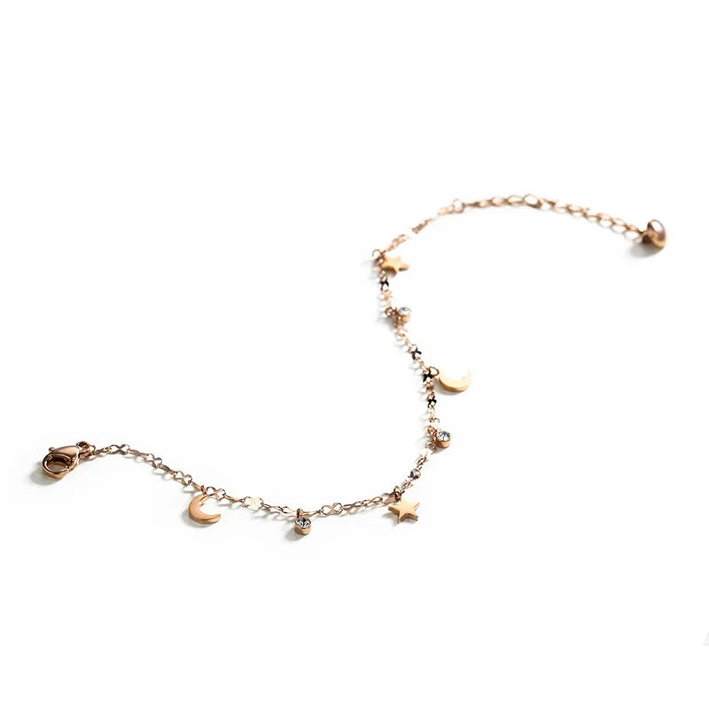 Sparkle star anklet