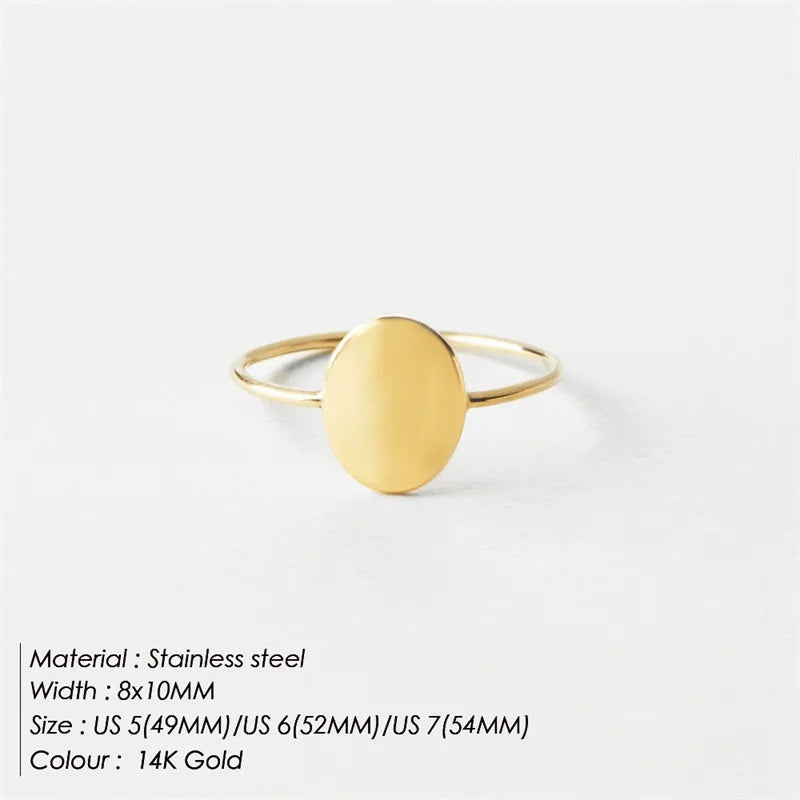 Oval ring