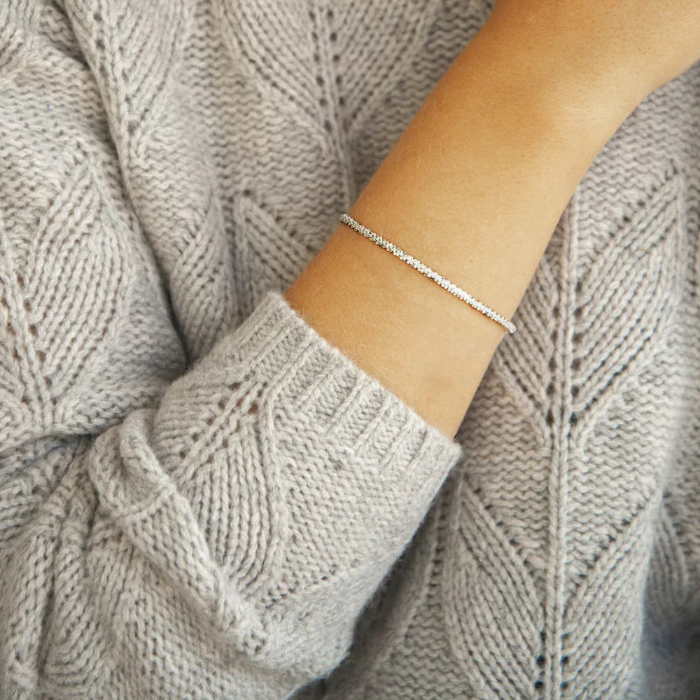 Twist chain Sparkling Rope  Adjustable Bracelet