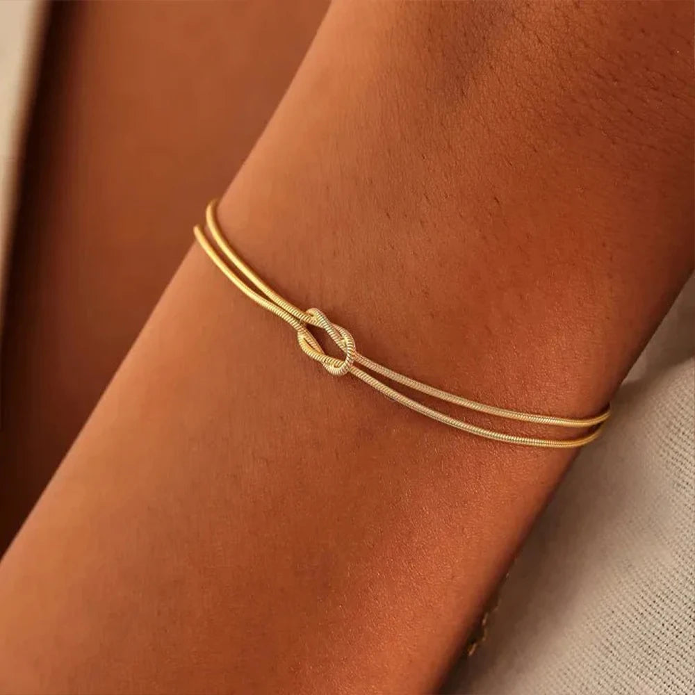 Knotted bracelet