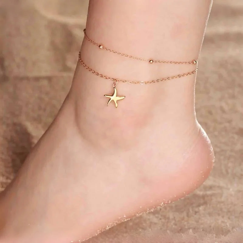 Starfish Anklet